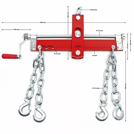 WILTEC 900kg Équilibreur Charge Grues Atelier Positionnement Levage Moteur Traverse Balancier Garage 2 WILTEC 900kg Équilibreur Charge Grues Atelier Positionnement Levage Moteur Traverse Balancier Garage – Image 2