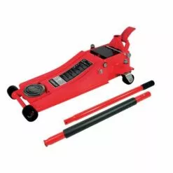 AUTOBEST Cric Pro Hydraulique Roulant Surbaisse 2 Tonnes Double Pompe 77.4 Cm