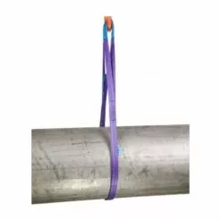 WEBSILOR Elingue Sangle Plate - CMU 1000 Kg - Longueur Utile : 4M - Longueur : 4M - Hauteur De Levée : 4M - Ecartement X Longueur :