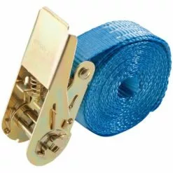 AREBOS 10 X Sangle D'Arrimage | Sangle à Cliquet Sangles | Pour Transport Moto | Camion Sangle Arrimage | Courroies De Tension Pour Camping-car | 4m X 25mm | 800 DaN | En Une Partie - Bleu -Treuil, cric, palan et accessoires Soldes Boutique 8918153 3