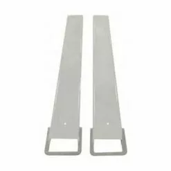 WEBSILOR Rallonges Fourches Avec étrier De Sécurité - Ouvertes Sur Le Dessous - Longueur : 2400mm - Hauteur De Levée : 2400mm - Ecartement X Longueur :