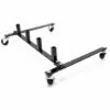 WILTEC Support Rack Rangement Mobile Pour 4 X Chariots Jack Hydraulique Rack Transport Positionnement